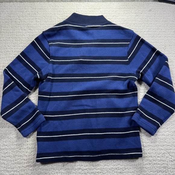 Gap Kids Boys Henley Sweater Size 6-7 Blue Striped - NWT - Picture 5 of 5